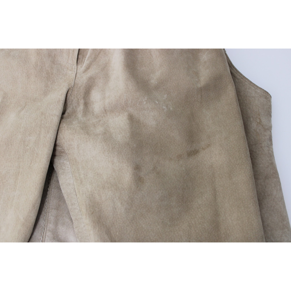 Vintage LANDHAUS & C&A Oktoberfest Suede Leather Pants & Vest Set Size UK 12/14 - Picture 15 of 16